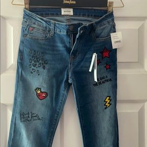 HUDSON KIDS MOTO WASH JEANS SIZE 16 BRAND NEW